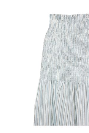 Long white and green linen skirt SEMI COUTURE | S6SS70RG112